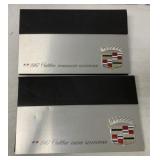 (2) Cadillac Color/Upholstery Selection Binders