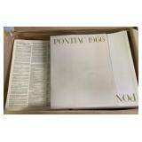 Case of 180+ Pontiac 1966 Dealer Brochures