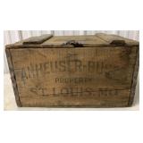Anheuser Busch wood crate