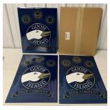 3 Goose Island Brewing Co. metal signs w/box