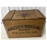 Contemporary Budweiser Wooden Crate