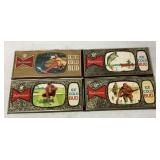 (4) Budweiser Hanging Signs