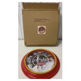 Budweiser Holiday wall clock w/box