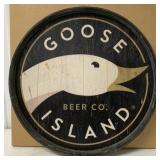 Goose Island Barrel Head sign with box