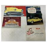 4 Studebaker/Oldsmobile/Nash/Pontiac Brochures