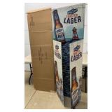 Blue Point Lager case stacker display