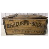 Anheuser-Busch Bevo wood crate