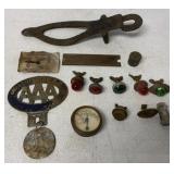 10+ Vintage Reflectors/AAA/Gauges-others
