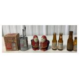 Budweiser Keg bank, S&P shakers + mini bottles