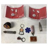 Ballantine Beer & Budweiser advertising items