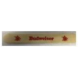 Budweiser beer foam scraper
