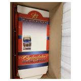 2003 Budweiser Holiday Stein display w/12 steins