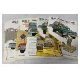 30+ 1962 Ford Truck brochures/flyers; 4 different