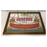 Genesee Beer framed mirror