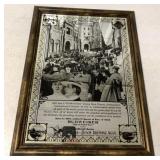 Budweiser mirrored art