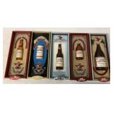 5 Anheuser Busch bottle & can displays