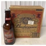 Box of 6 Dale Jr. Budweiser Racing Glass Bottles