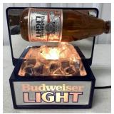 Plastic Budweiser Light Electric Display