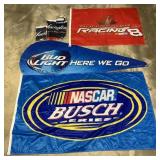 (6) Budweiser/Busch/Yuengling Banners/Flags