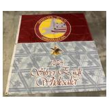 2 Anheuser Busch Ambassador/Wholesaler Flags