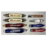 8 Budweiser/Bacardi/Bud Light/BuschTap Handles