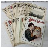 15+ 1915 The Rider and Driver Magazines