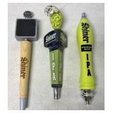 (3) Shiner Beer Tap Handles