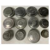 12 Auburn/Pontiac Grease Hubs/Hubcaps