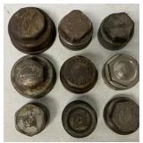 9 Columbia/Sudebaker/Dayton Grease Hubs