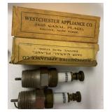 2 Westchester park plugs w/boxes