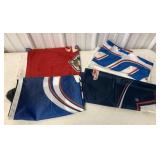 4 Budweiser and Bud Light nylon flags