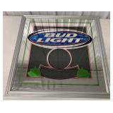 Bud Light framed mirror