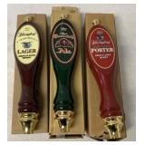 3 Yuengling beer tap handles