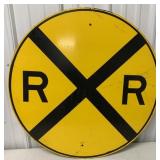 Metal R/R  Railroad SIgn