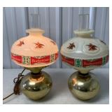 pair of Budweiser wall sconces