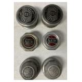 6 Nash automobile grease hubs