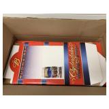 2003 Budweiser Holiday Stein display w/12 steins