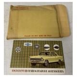 35+ 1967 Chevy II Accessories brochures