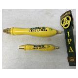 3 Beer Tap Handles-Ballantine/Doc