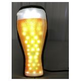 Plastic Light Up Budweiser Beer Bottle Display