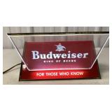 Budweiser lighted display