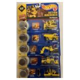 5 Hot Wheels Caterpillar Action Machines