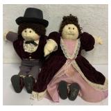 Lot of 2 Xavier Roberts Cloth Face Cabbage Patch