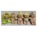 Lot of 5 Cabbage Patch Kids 10" Dolls No Boxes