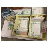 lot of Cabbage Patch Kids birth certificates, box