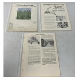 Lot of literature-includes New Holland model 610