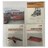 4 Case and International brochures-loader, corn