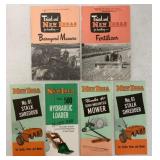 6 New Idea brochures-hydraulic loader, mower,