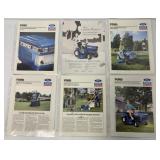 6 Ford brochures-Lawn and Garden and mowers