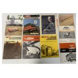 9 Avco New Idea brochures-uni-system, spreaders,